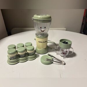 Magic Bullet Baby Bullet Blender Food Processor Set –Barely Used Baby Food Maker
